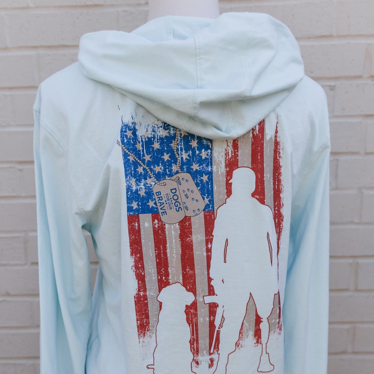 Long-Sleeve Hooded T-Shirt - Boots & Paws