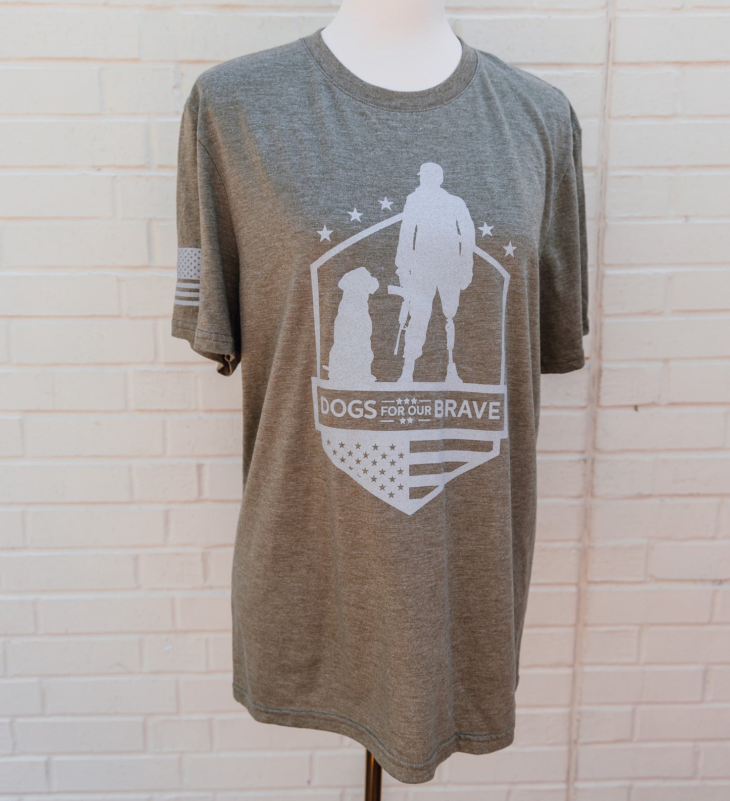 Short Sleeve T-Shirt - Veteran Dog Logo