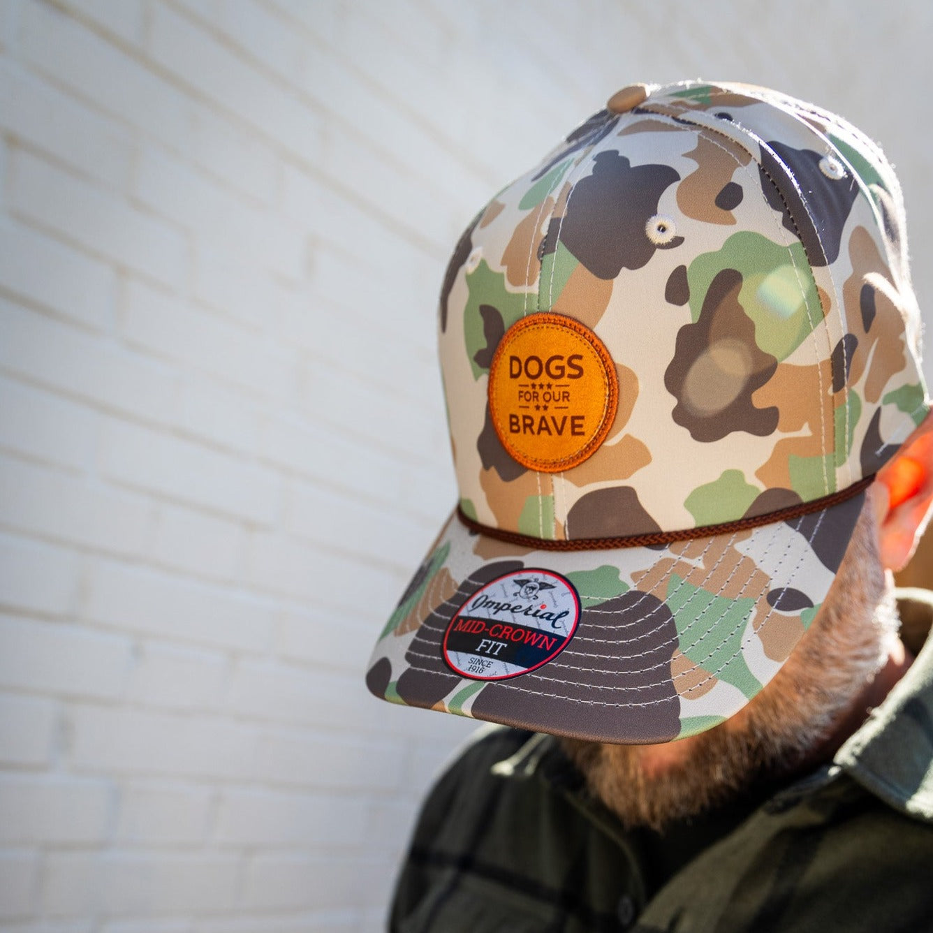 Hat - Frog Skin Camo Print (mperial Outtasite Performance Rope Cap)