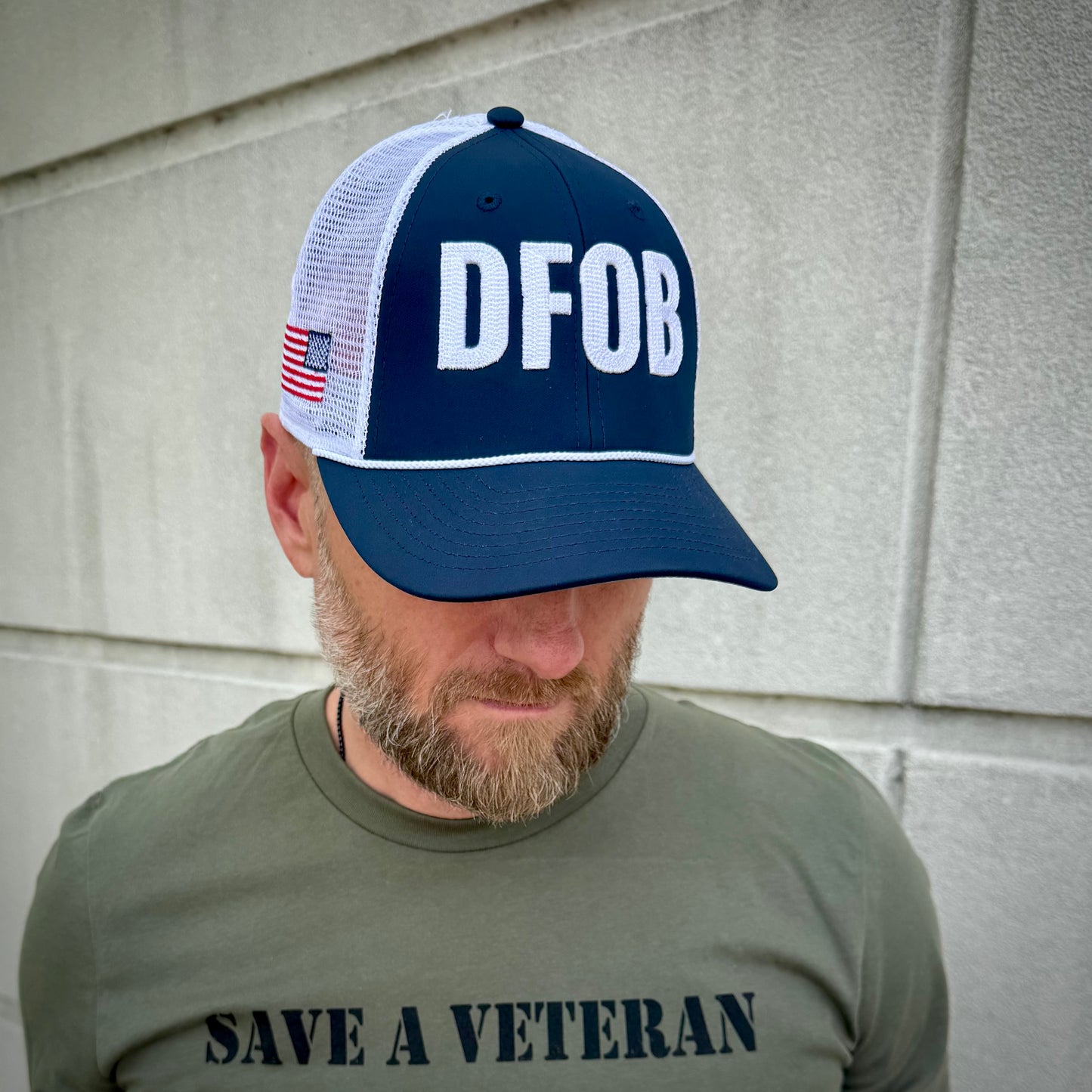 Hat - DFOB Navy & White