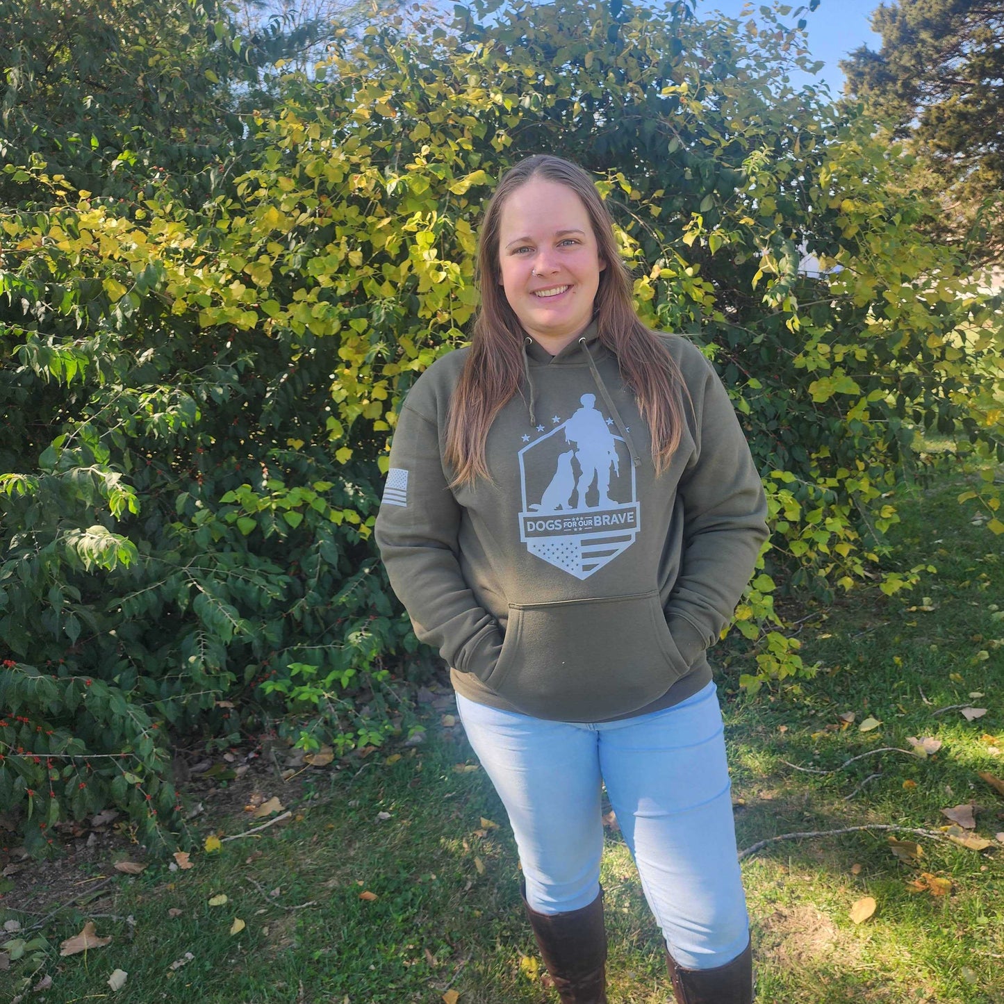 Military Green Unisex Hoodie